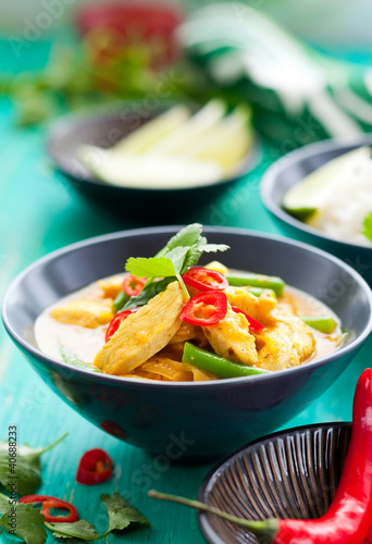 Photo: Chicken curry with rice Chicken curry with rice