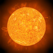 red sun