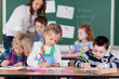 schüler im klassenzimmer