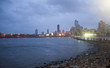 Mumbai skyline at night, India
