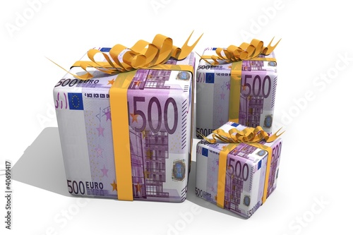 Illustration: 500 Euro Geschenk 500 Euro Geschenk