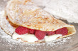 Crepes z malinami