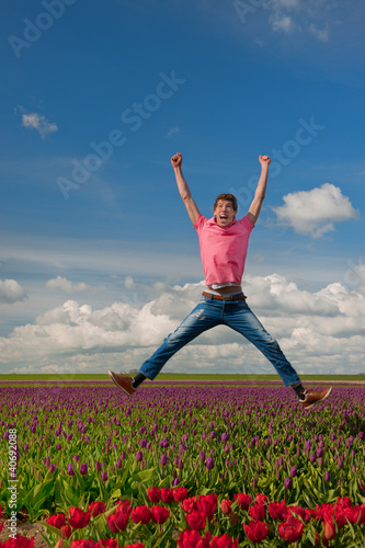 Photo: Happy Dutch tulip fields Happy Dutch tulip fields