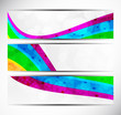 Set of rainbow banners Set of rainbow banners
