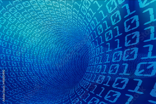 Illustration: 3d binary 3d binary