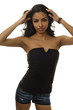 Beautiful young exotic woman