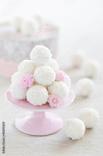 Photo: Coconut truffles Coconut truffles