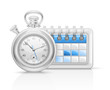 Calendar clock icon
