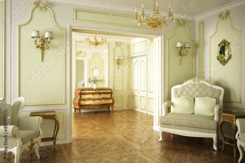 Illustration: Barocke Luxus-Suite Barocke Luxus-Suite
