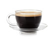 A fényképek részletei Espresso coffee in glass cup