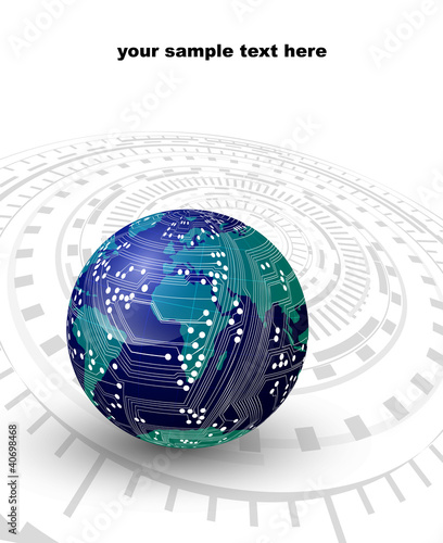 Vetor: technology abstract background technology abstract background