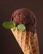 ice cream in cone