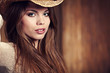sexy woman with cowboy hat sexy woman with cowboy hat