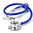 Photo: Stethoscope on white background. Stethoscope on white background.