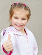 Foto: beautiful liitle girl close-up beautiful liitle girl close-up