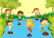 Kids playing