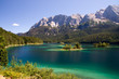 Insel klein See Eibsee Bergsee Traum Idylle blau