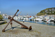 Marine anchor at Fécamp in France