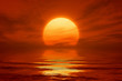 red sunset