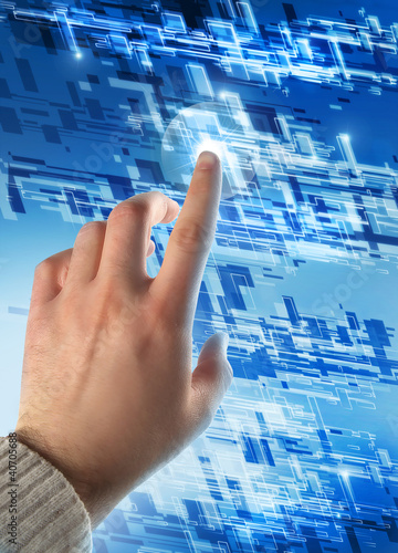 Photo: high-tech_background usable for any kind of graphic job high-tech_background usable for any kind of graphic job
