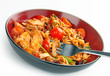 Chicken, tomato and basil pasta meal