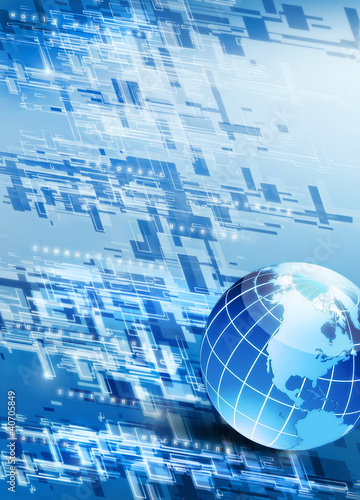 Illustration: high-tech_background usable for any kind of graphic job high-tech_background usable for any kind of graphic job
