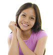 canvas print picture - Pretty Pan Asian teen