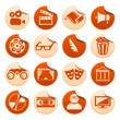 Cinema and theatre stickers