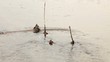 Background of the surface of the river water