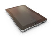 Tablet PC on white isolated background