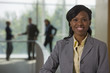 Portrait of an Hispanic businesswoman smiling
