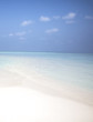 Turquoise Lagoon / Atoll with beach on the Maldives (Malediven) Turquoise Lagoon / Atoll with beach on the Maldives (Malediven)