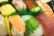 Japanese sushi , traditional japanese food Japanese sushi , traditional japanese food