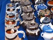 Earthenware products collection - different steins and stew pots