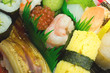 Japanese sushi , traditional japanese food Japanese sushi , traditional japanese food