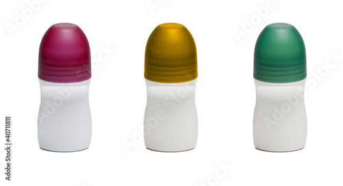 Photo: Isolated and blank deodorant bottle Isolated and blank deodorant bottle