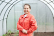 farmer in  greenhouse