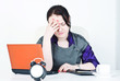 Business woman with tired