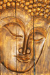 Gold Buddha carved wood for sale in Thailand. Gold Buddha carved wood for sale in Thailand.