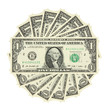 One dollar bill