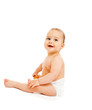 Baby boy in diaper