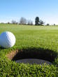 On the green