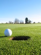 On the green