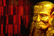 Golden Leader Monk in The temple , Thailand. Golden Leader Monk in The temple , Thailand.