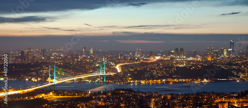 Photo: Bosphorus Bridge at the night 8 Bosphorus Bridge at the night 8