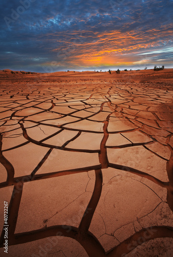 Photo: Drought land Drought land