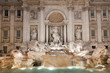 Trevi Fountain At Night