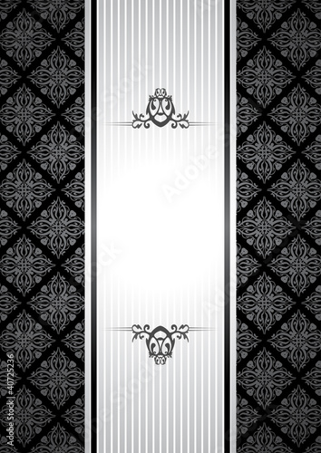 Vector: Vector black and white vintage background Vector black and white vintage background