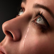 beauty girl cry