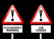 Job losses concept.